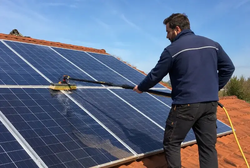 Nettoyage et entretien de panneaux solaires à Recquignies